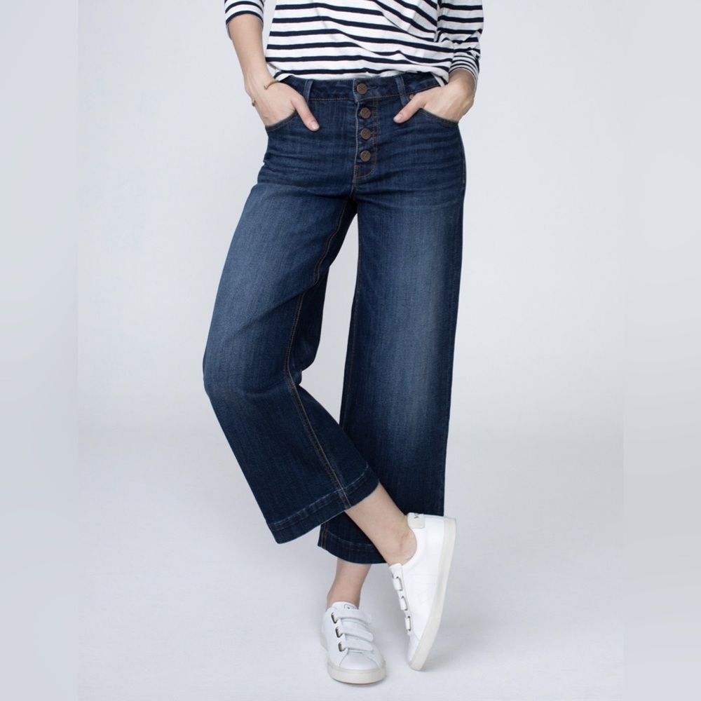 UNPUBLISHED Greta High waist crop-jeans blue crush